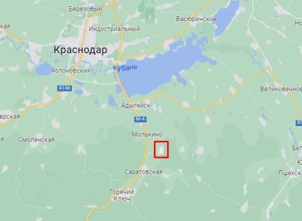 Станиця Бакинська на карті