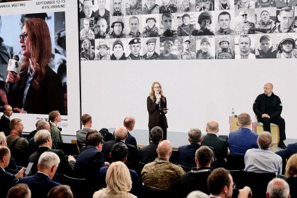 Роксолана Пидласа на конференции Yalta European Strategy