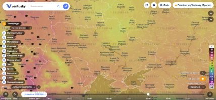 Какой будет температура в Украине 1 июня 2026
