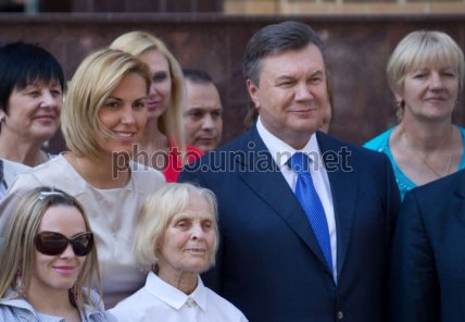 Яна Клочкова и Виктор Янукович