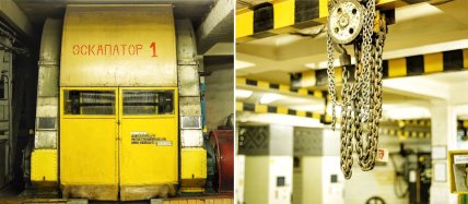 Машинне відділення на ескалатора метро Києва