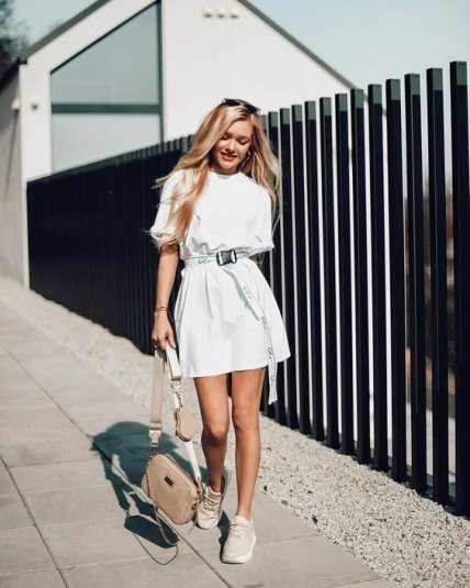 платье-футболка