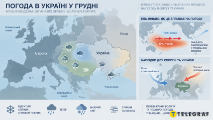 Какой будет погода в Укаине зимой