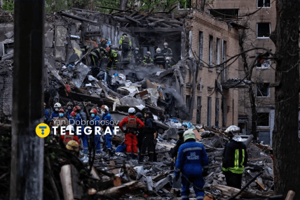 Постраждалий будинок у Святошинському районі 24 квітня 2025 року