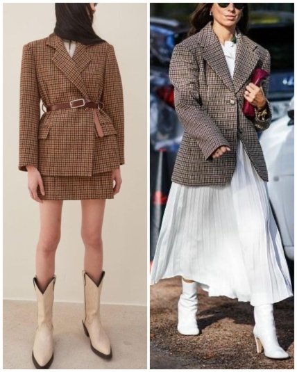 Образы с пиджаками гусиная лапка