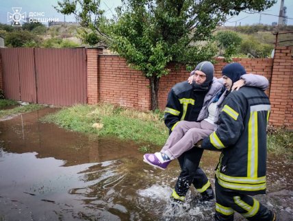 Ливень и наводнение в Одессе