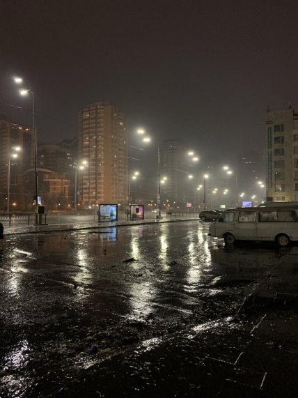 Ожеледиця в Києві, 2020