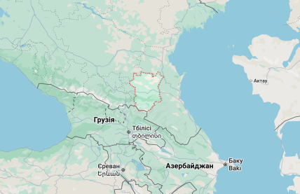 Чечня на карте