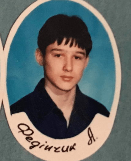 Андрій Федінчик у молодості
