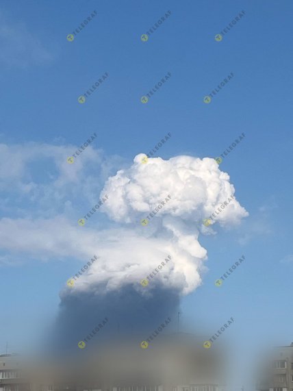 Дим після вибуху в Дніпрі