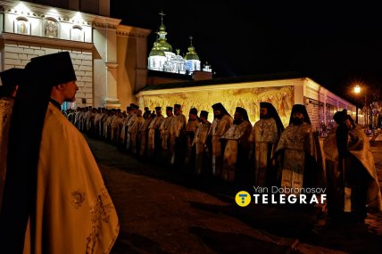 Прощание с патриархом Филаретом