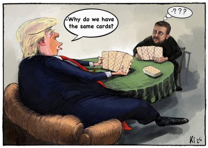 Меми про Трампа і Зеленського