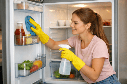 Прибирання у холодильнику