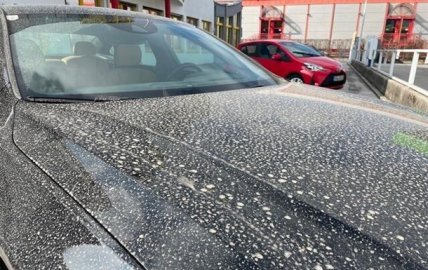 Последствия песка, долетевшего до Украины из Сахары