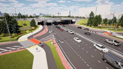 Візуалізація реконструкції шляхопроводу