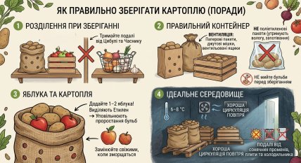 Как хранить картофель на зиму - полезные советы