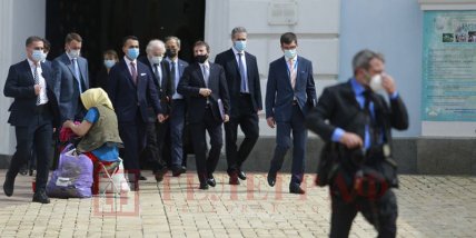 Глава МИД Италии Луиджи Ди Майо в Киеве 10.06.2021