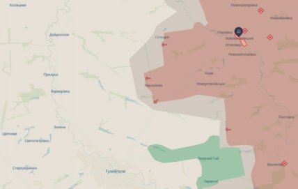 Нововасильевское Гуляйпольское направление карта боев
