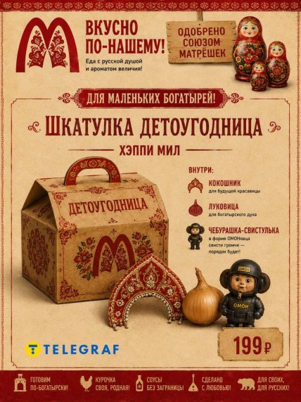 Идеи для переименования "хэппи-мил" в России