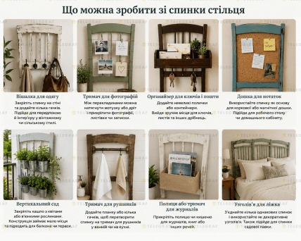Как дать новую жизнь спинке старого стула — 8 идей