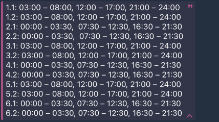 Графики отключений в Запорожской области 31 января
