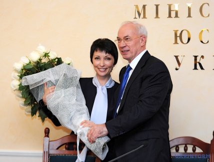 Елена Лукаш и Николай Азаров