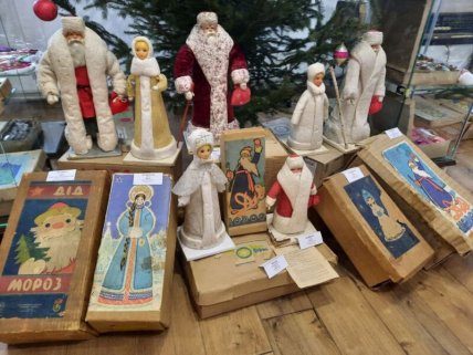 дід мороз і снігуронька