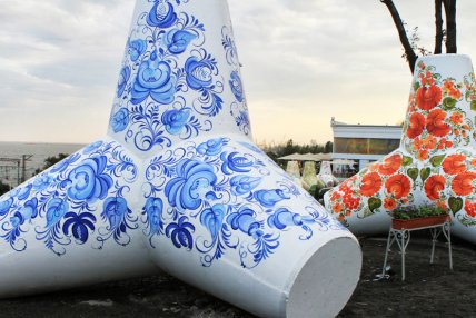 Розмальовані тетраподи