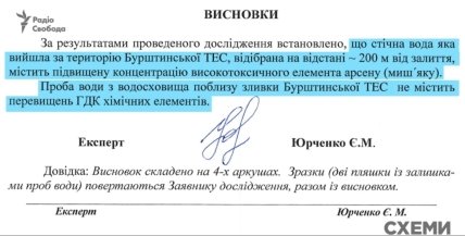 Висновки експертизи