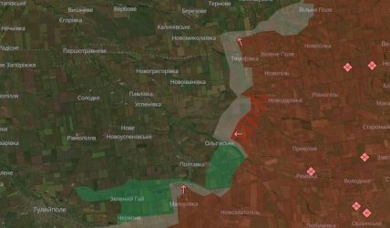 Продвижение россиян в Запорожской области