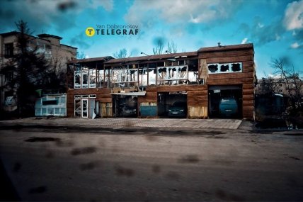 Разрушения на Лиманском направлении