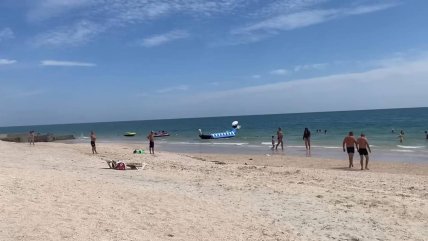 Пляжи оккупированной Кирилловки