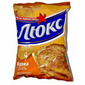 Чипсы Люкс курица-гриль