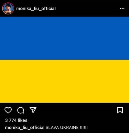 Пост представительницы Литвы в Инстаграме