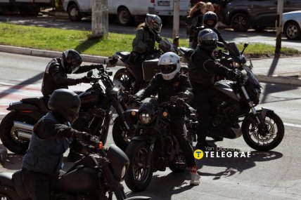 На церемонію завітали власники мотоциклів