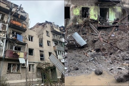 Наслідки обстрілу Слов'янська 13.09.2022