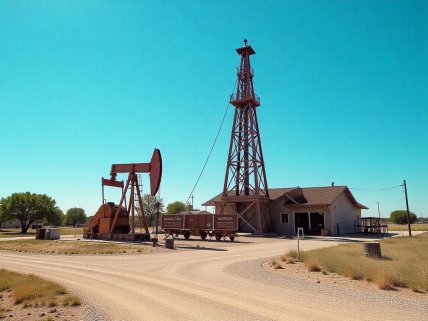 Нефтяная вышка в Техасе