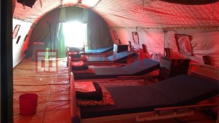 Мобильный госпиталь для больных СОVID-19 в Ивано-Франковской области