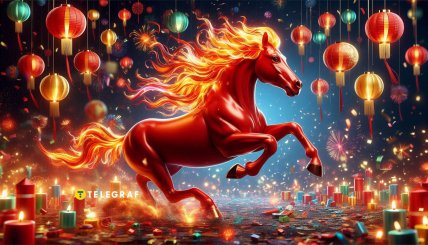 червоний вогняний кінь