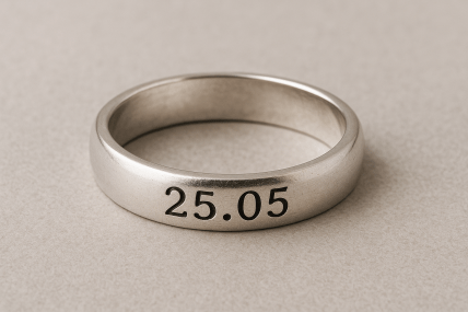 Кольцо с гравировкой