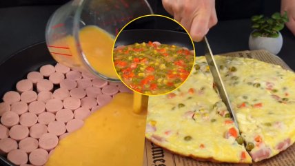 Завтрак из яиц с сосисками