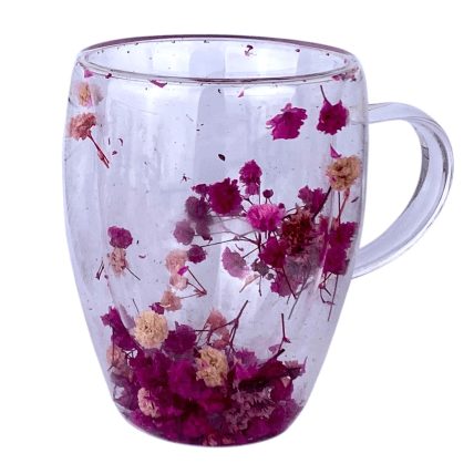 Чашка с сухоцветами
