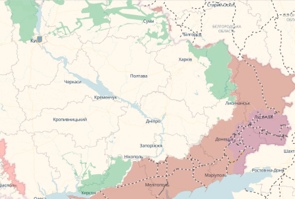 Карта, де йдуть бої в Україні 27.07.2026