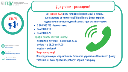 Как дозвониться в ПФУ в Киеве