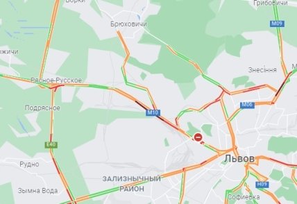 ДТП Рясное-Русское на карте