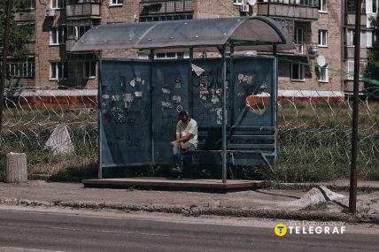 Зупинка у Краматорську. Фото Ян Доброносов