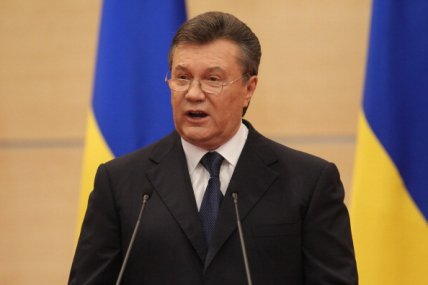 Виктор Янукович в 2014 году в Ростове