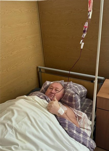 Генерал Дмитрий Марченко в больнице