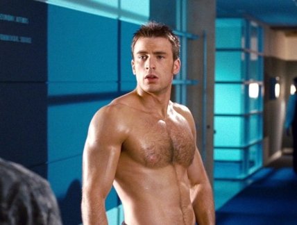 Крис Эванс голый торс