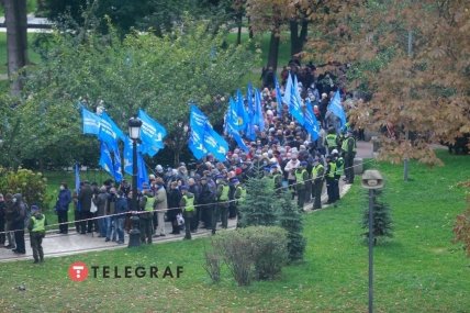 ОПЗЖ протестує проти тиску на опозицію /Ян Доброносов, "Телеграф"